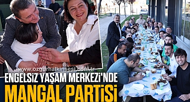 Engelsiz Yaşam Merkezi'nde Mangal Partisi