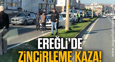 Ereğli'de zincirleme kaza!