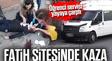FATİH SİTESİNDE KAZA