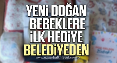 Filyos Belediyesi’nden annelere “Hoşgeldin Bebek” seti