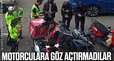 GAZİPAŞA'DA MOTORCULARA GÖZ AÇTIRMADILAR