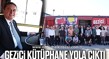 GEZİCİ KÜTÜPHANE YOLA ÇIKTI