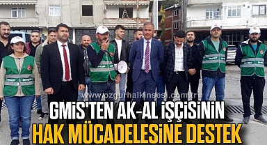GMİS'ten Ak-Al işçisinin hak mücadelesine destek