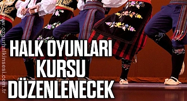 Halk oyunları kursu düzenlenecek