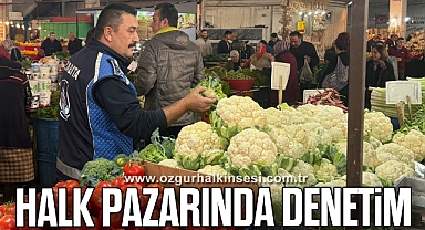 Halk pazarında denetim