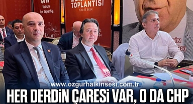 “HER DERDİN ÇARESİ VAR, O DA CHP”