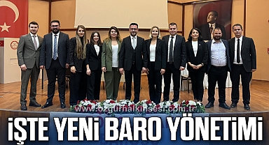 İŞTE YENİ BARO YÖNETİMİ