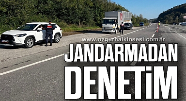 Jandarmadan Trafik ve Asayiş Denetimi