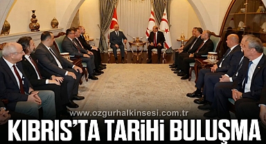 KIBRIS’TA TARİHİ BULUŞMA