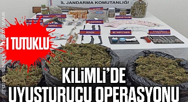 KİLİMLİ’DE UYUŞTURUCU OPERASYONU: 1 TUTUKLU