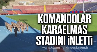 Komandolar Karaelmas Stadını inletti