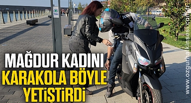MAĞDUR KADINI KARAKOLA BÖYLE YETİŞTİRDİ