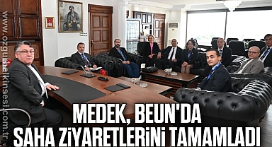 MEDEK, BEUN'da saha ziyaretlerini tamamladı