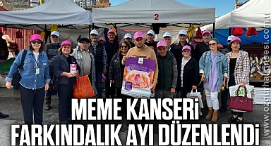 MEME KANSERİ FARKINDALIK AYI DÜZENLENDİ