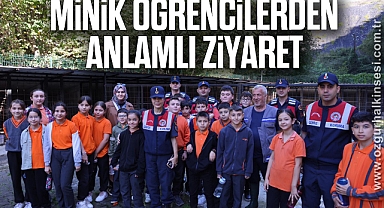 MİNİK ÖĞRENCİLERDEN ANLAMLI ZİYARET