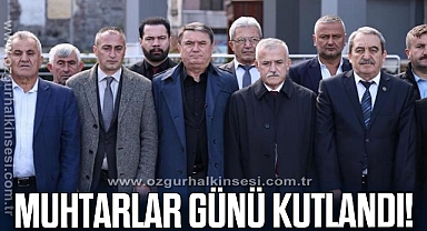 Muhtarlar günü kutlandı!