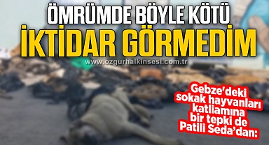 “ÖMRÜMDE BÖYLE KÖTÜ İKTİDAR GÖRMEDİM”
