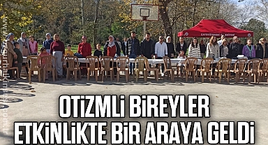 Otizmli bireyler etkinlikte bir araya geldi