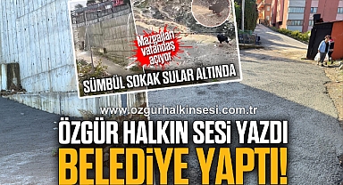 Özgür Halkın Sesi yazdı Belediye yaptı!