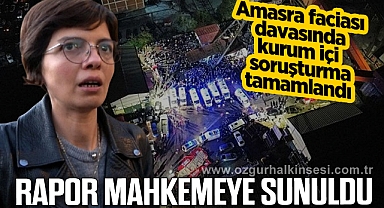 RAPOR MAHKEMEYE SUNULDU