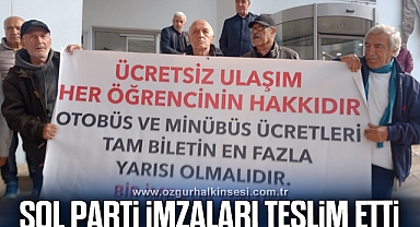 SOL PARTİ İMZALARI TESLİM ETTİ
