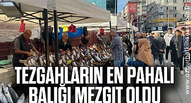 Tezgahların en pahalı balığı mezgit oldu