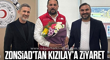 ZONSİAD’TAN KIZILAY’A ZİYARET