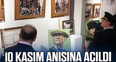 10 Kasım anısına açıldı