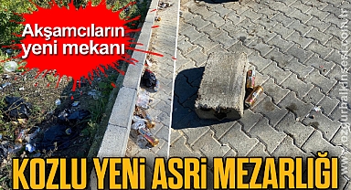 Akşamcıların yeni mekanı: Kozlu Yeni Asri Mezarlığı