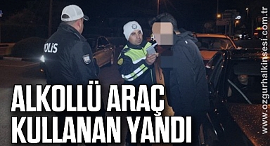 ALKOLLÜ ARAÇ KULLANAN YANDI