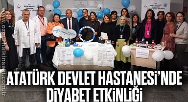 ATATÜRK DEVLET HASTANESİNDE DİYABET ETKİNLİĞİ