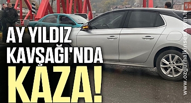 Ay yıldız Kavşağı'nda kaza!