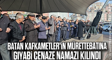 Batan Kafkametler'in mürettebatına gıyabi cenaze namazı kılındı
