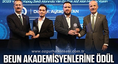 BEUN Akademisyenlerine Savunma Sanayii Başkanlığından Ödül