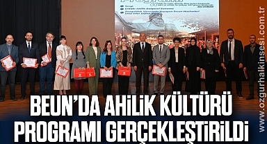 BEUN'da Ahilik Kültürü Programı gerçekleştirildi
