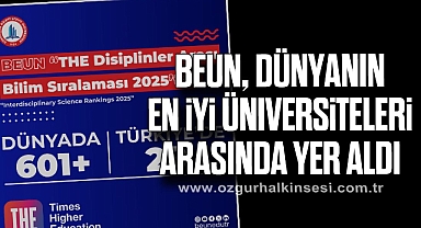 BEUN, Dünyanın En İyi Üniversiteleri Arasında Yer Aldı
