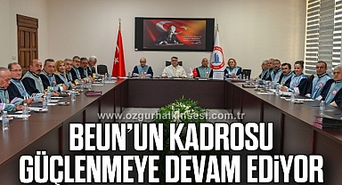 BEUN’UN Kadrosu güçlenmeye devam ediyor
