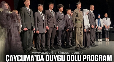 Çaycuma’da duygu dolu program