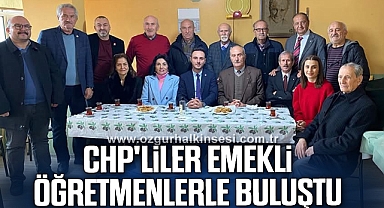 CHP'liler emekli öğretmenlerle buluştu
