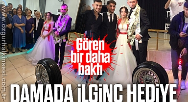 Damada ilginç hediye gören bir daha baktı