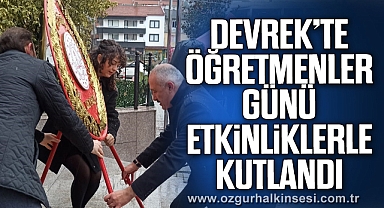 Devrek’te “ Öğretmenler Günü” çeşitli etkinliklerle kutlandı