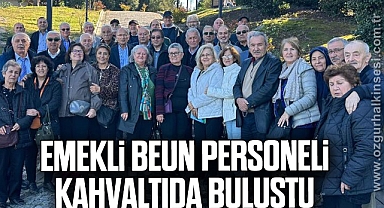 Emekli BEUN personeli kahvaltıda buluştu
