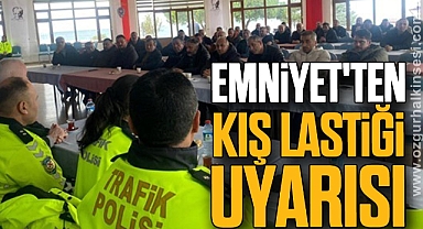 Emniyet'ten kış lastiği uyarısı
