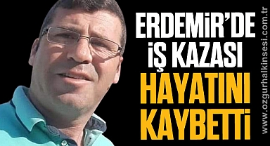 Erdemir'de iş kazası: hayatını kaybetti