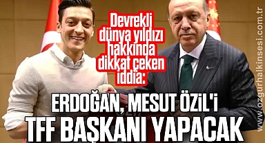 'Erdoğan, Mesut Özil'i TFF başkanı yapacak'