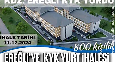Ereğli'ye 800 Kişilik KYK Yurt İhalesi