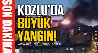 FATİH SİTESİ'NDE BÜYÜK YANGIN