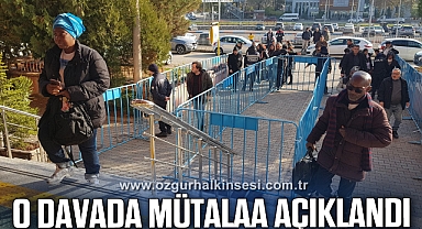 Gabonlu Dina soruşturmasında mütalaa açıklandı