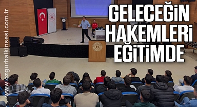 GELECEĞİN FUTBOL HAKEMLERİNİ EĞİTTİLER