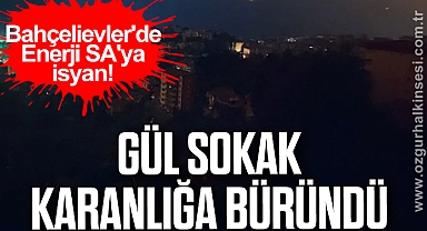 Gül Sokak karanlığa büründü